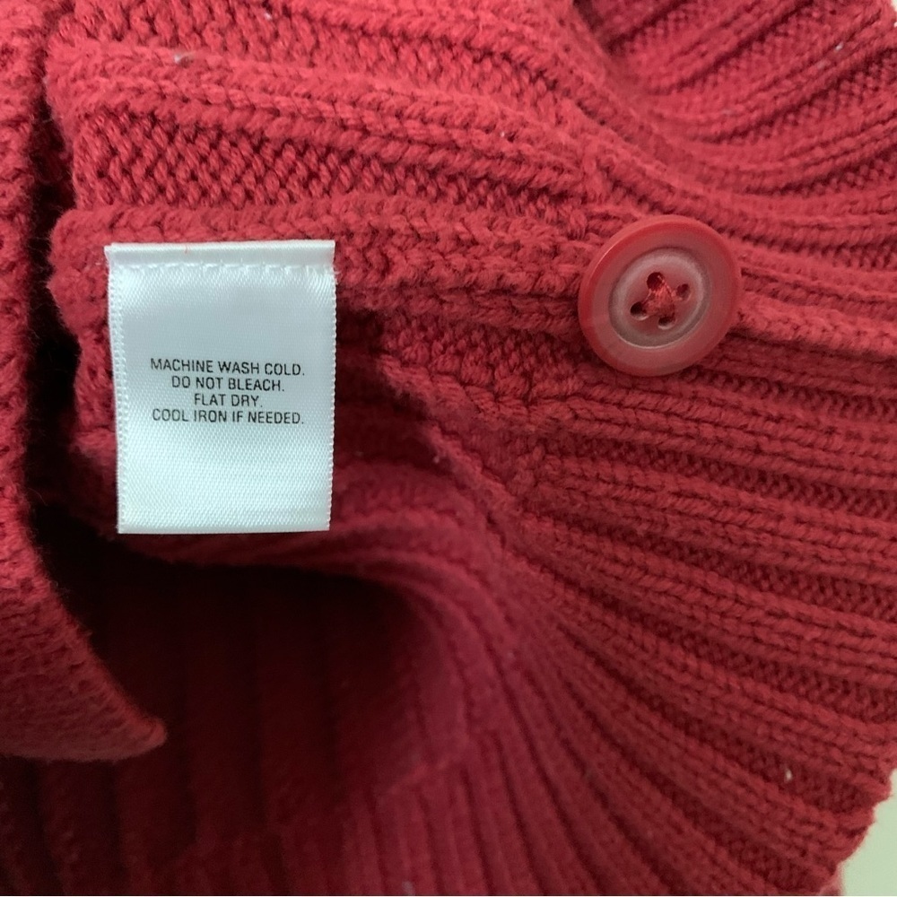 Vintage Classic Elements Cable Knit Button Cardig… - image 4